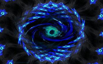 Spiral Hexa Eye Computer Wallpapers