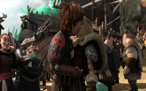 Hiccup And Astrid 4K Ultra HD Wallpaper HTTYD The Hidden World By