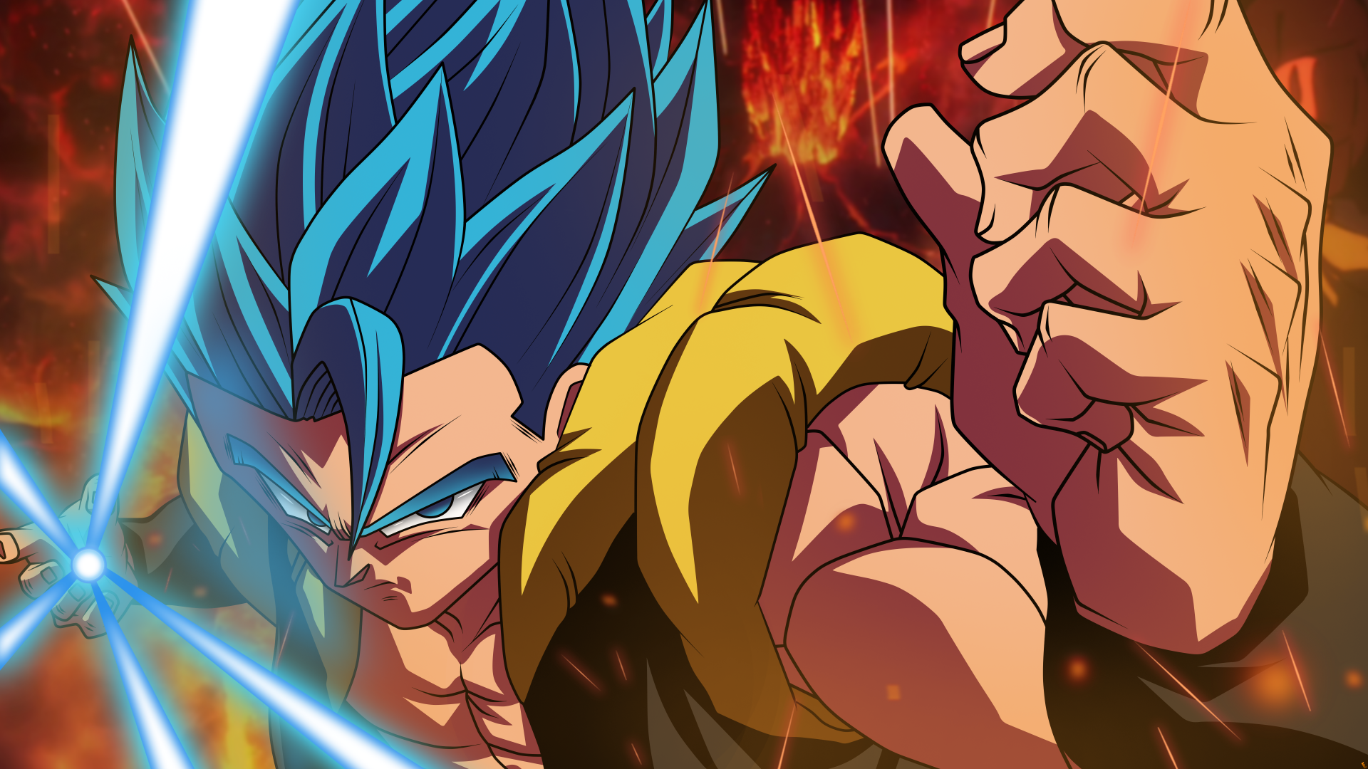 Gogetta Ssj Blue By Goku Migatte No Gokui