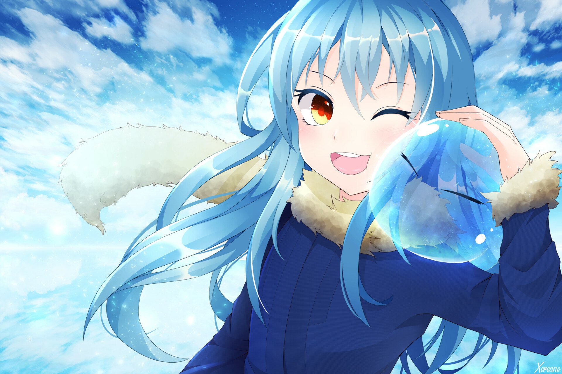 Rimuru Tempest Anime HD Wallpaper - That Time I Got Reincarnated as a Slime