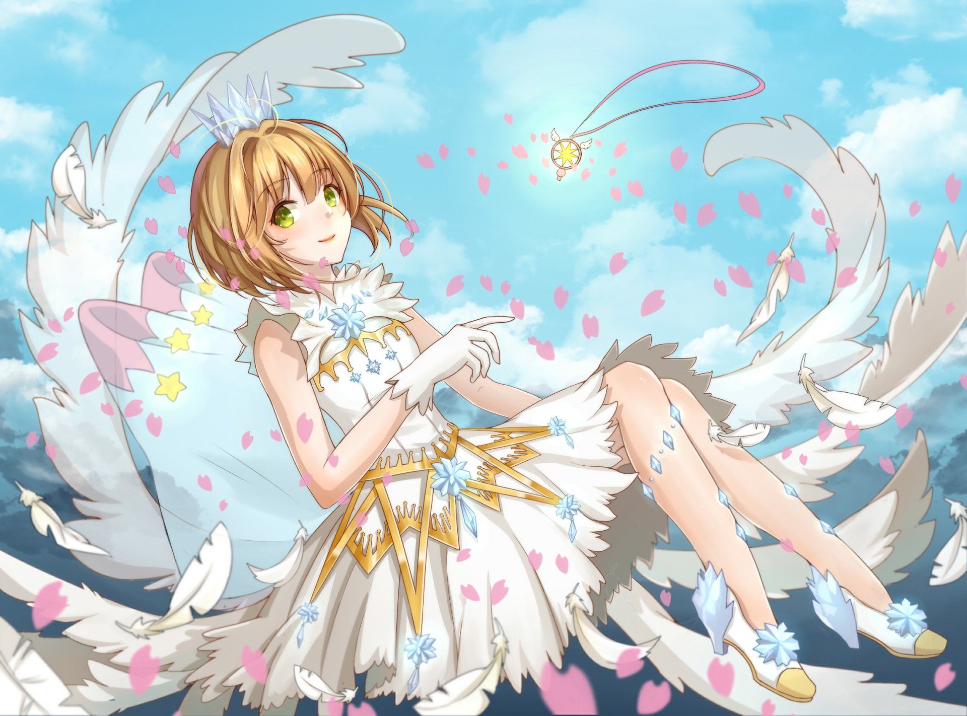 Download Sakura Kinomoto Anime Cardcaptor Sakura HD Wallpaper by 喵呜v