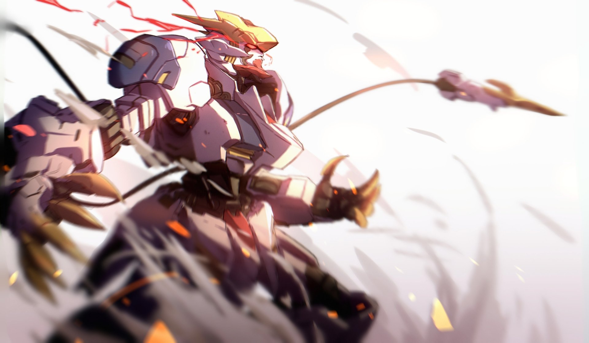 Download Anime Mobile Suit Gundam: Iron-Blooded Orphans HD Wallpaper by Yumuto