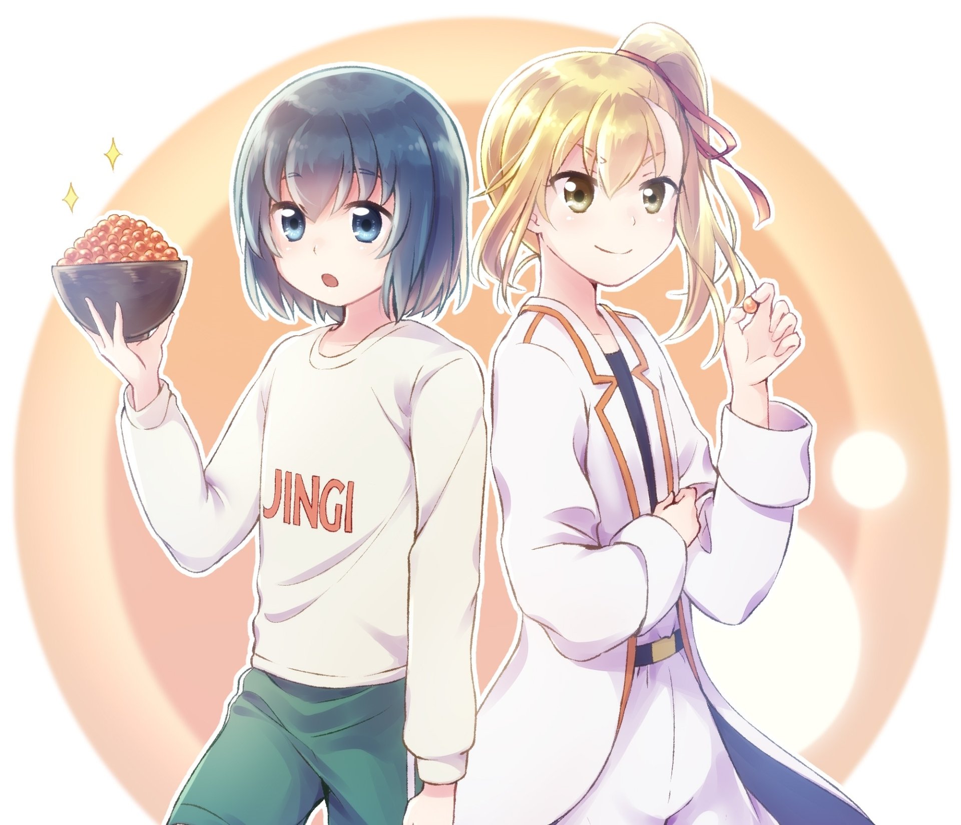 Download Anzu (Hinamatsuri) Hina (Hinamatsuri) Anime Hinamatsuri HD Wallpaper by にゃー