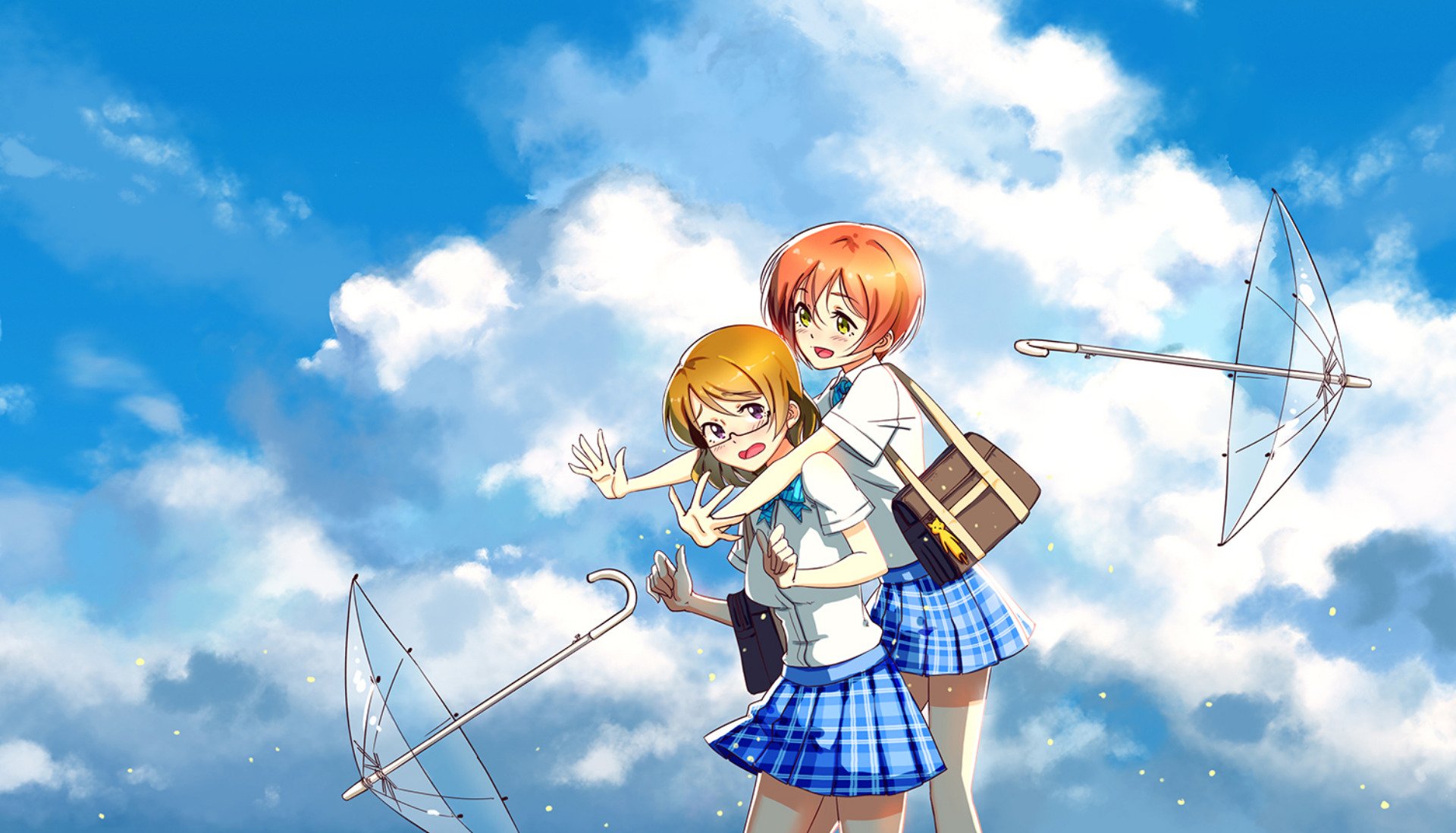 Download Hanayo Koizumi Rin Hoshizora Anime Love Live! HD Wallpaper by 战争子