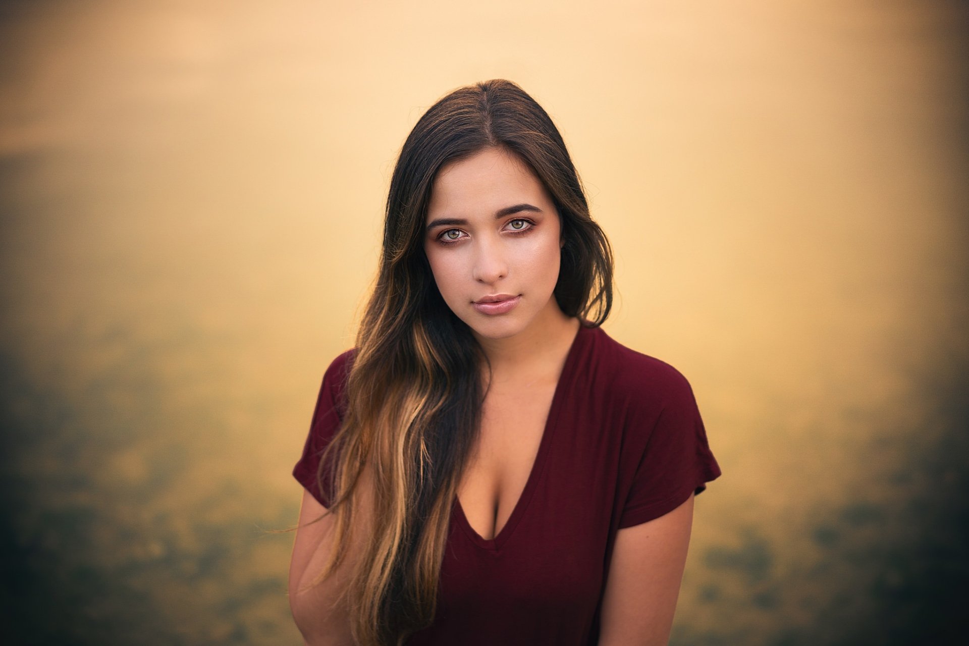 Radiant Brunette: Long-Haired Model HD by Jean-François Quach ...