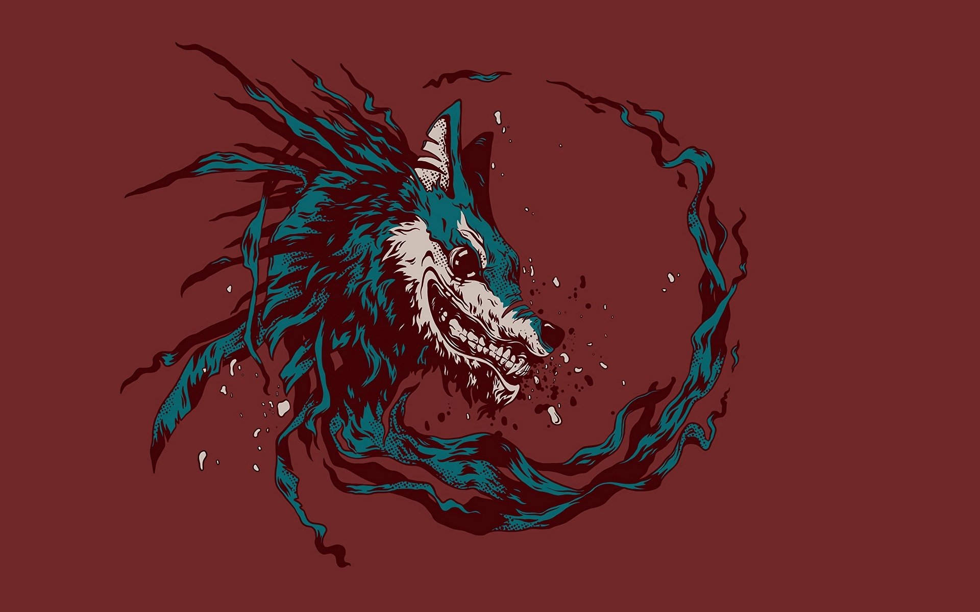 Download Fantasy Wolf HD Wallpaper