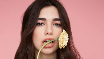 flower music Dua Lipa HD Desktop Wallpaper | Background Image