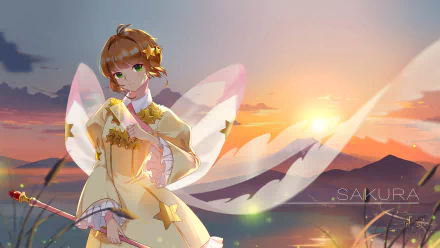 Sakura Kinomoto Anime Cardcaptor Sakura HD Desktop Wallpaper | Background Image