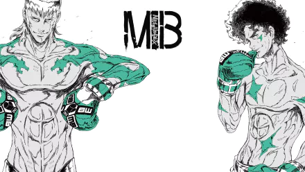 Yuri (Megalo Box) Joe (Megalo Box) Anime Megalo Box HD Desktop Wallpaper | Background Image
