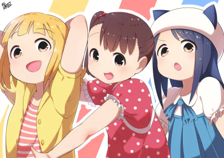 Yui Akamatsu Sacchan (Mitsuboshi Colors) Kotoha (Mitsuboshi Colors) Anime Mitsuboshi Colors HD Desktop Wallpaper | Background Image