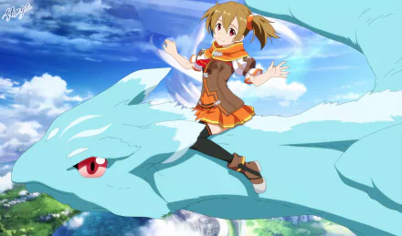  Silica riding an adult Pina