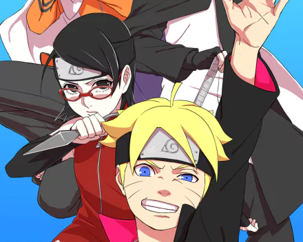 Sarada Uchiha Boruto Uzumaki Anime Boruto HD Desktop Wallpaper | Background Image