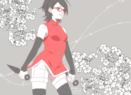 Sarada Uchiha Anime Boruto HD Desktop Wallpaper | Background Image
