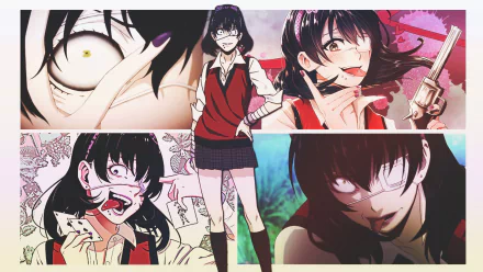 Midari Ikishima Anime Kakegurui HD Desktop Wallpaper | Background Image