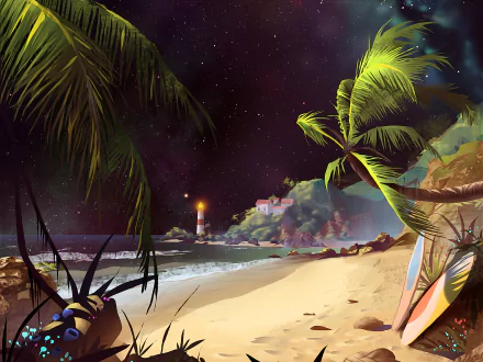  Surfboards on Fantasy Beach by Ilya Benkin