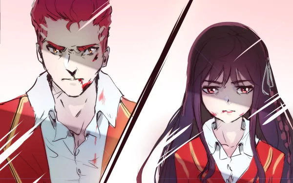 Ken Sudō Suzune Horikita Anime Classroom of the Elite HD Desktop Wallpaper | Background Image