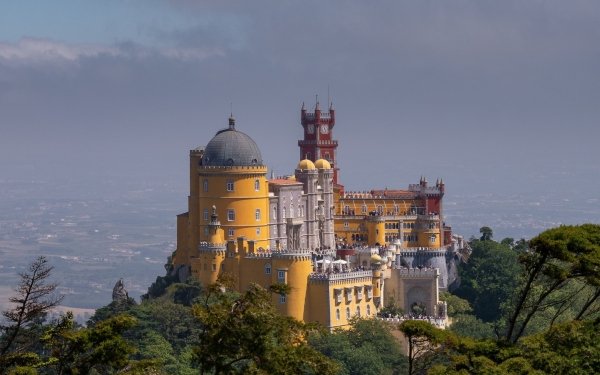 Man Made Pena Palace Palaces Portugal HD Wallpaper | Background Image