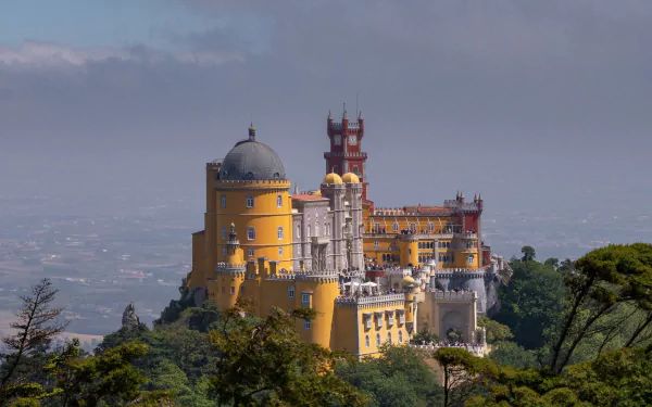 man made Pena Palace HD Desktop Wallpaper | Background Image