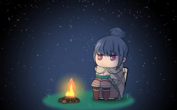 Rin Shima Anime Laid-Back Camp HD Desktop Wallpaper | Background Image