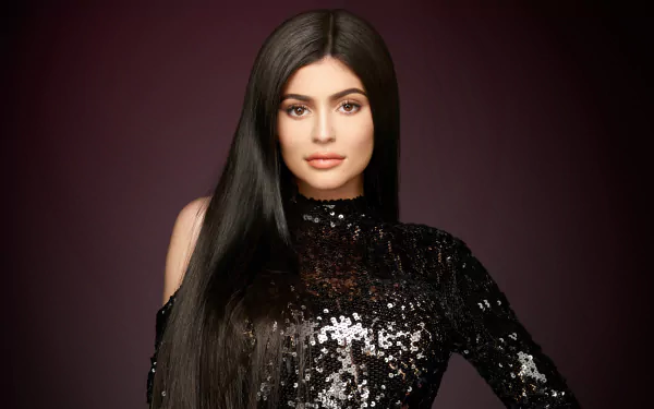 long hair brown eyes black hair American model Celebrity Kylie Jenner HD Desktop Wallpaper | Background Image