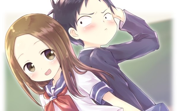 Anime Karakai Jouzu no Takagi-san Takagi Nishikata HD Wallpaper | Background Image