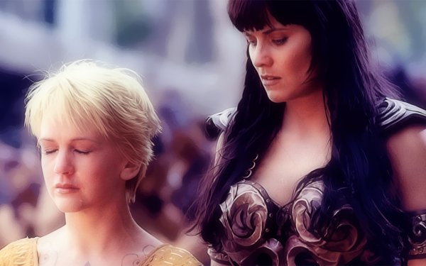 TV Show Xena: Warrior Princess Lucy Lawless Renee O'Connor Xena Gabrielle HD Wallpaper | Background Image