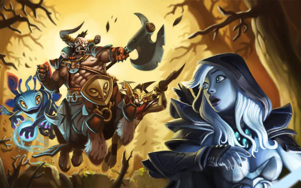 Drow Ranger (DotA 2) video game DotA 2 HD Desktop Wallpaper | Background Image