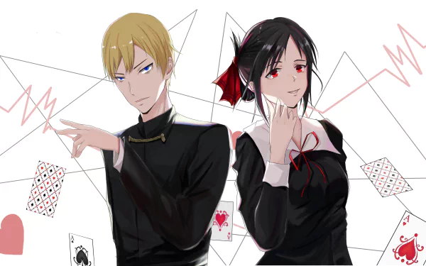  Kaguya and Miyuki by Qwris