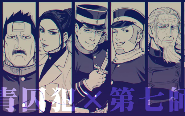 Anime Golden Kamuy HD Desktop Wallpaper | Background Image