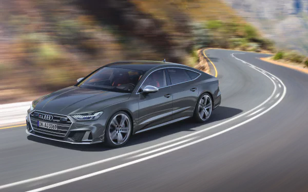 silver car car Audi vehicle Audi S7 HD Desktop Wallpaper | Background Image