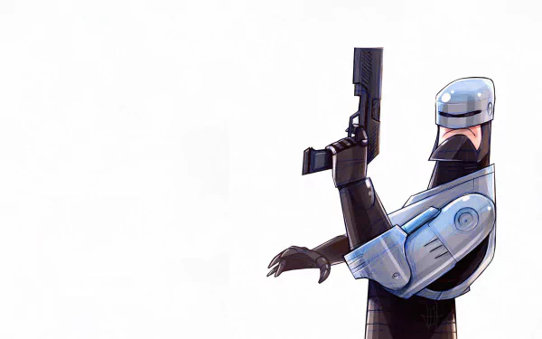 Comic RoboCop HD Desktop Wallpaper | Background Image