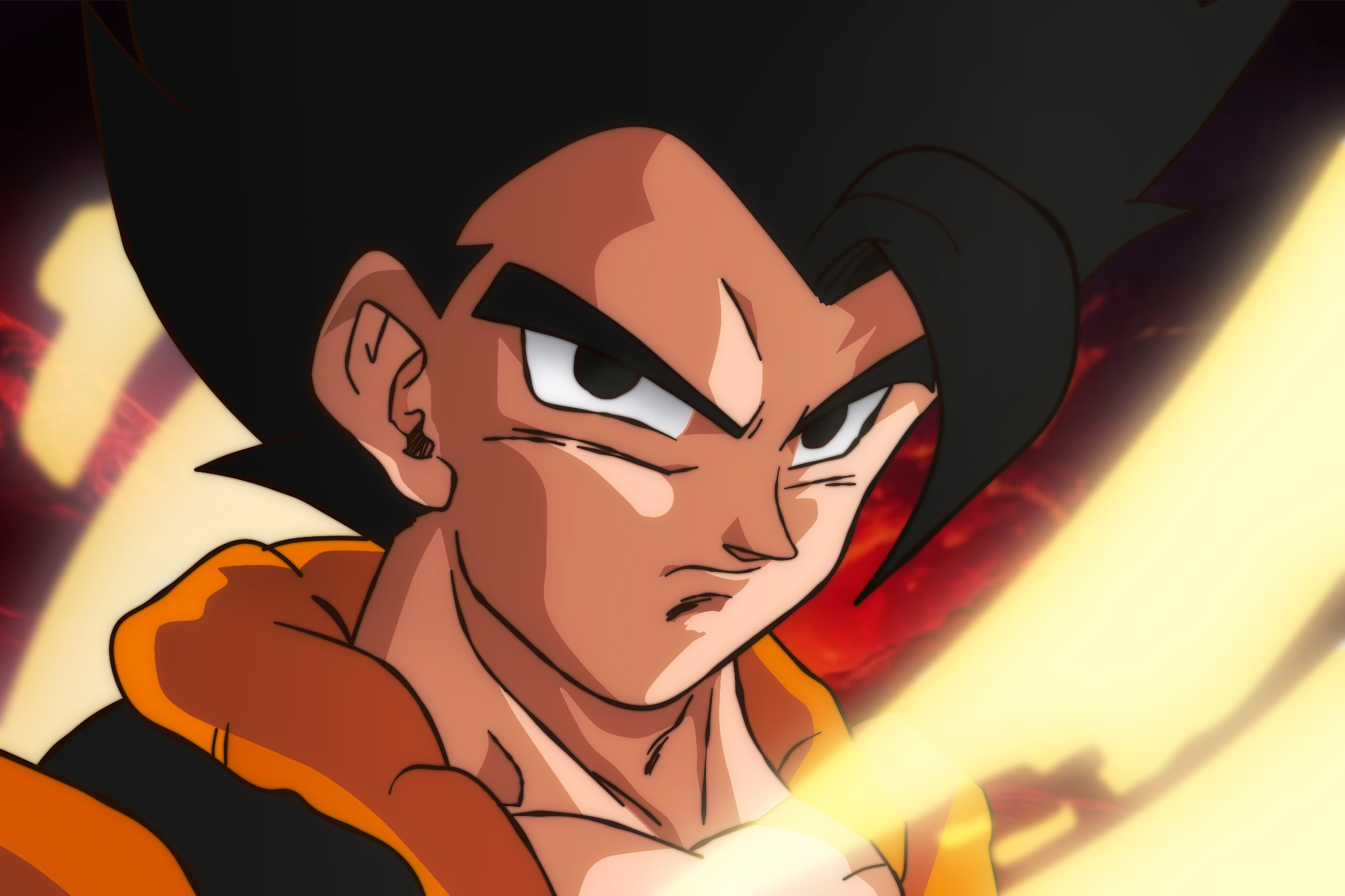 Gogeta SSJ4 by Pablo Riquelme