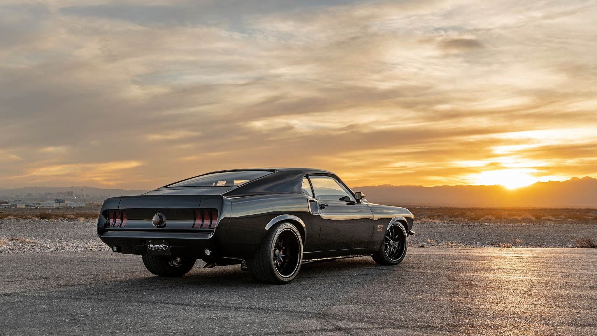 1969 Ford Mustang Boss 429 HD Wallpaper Background Image