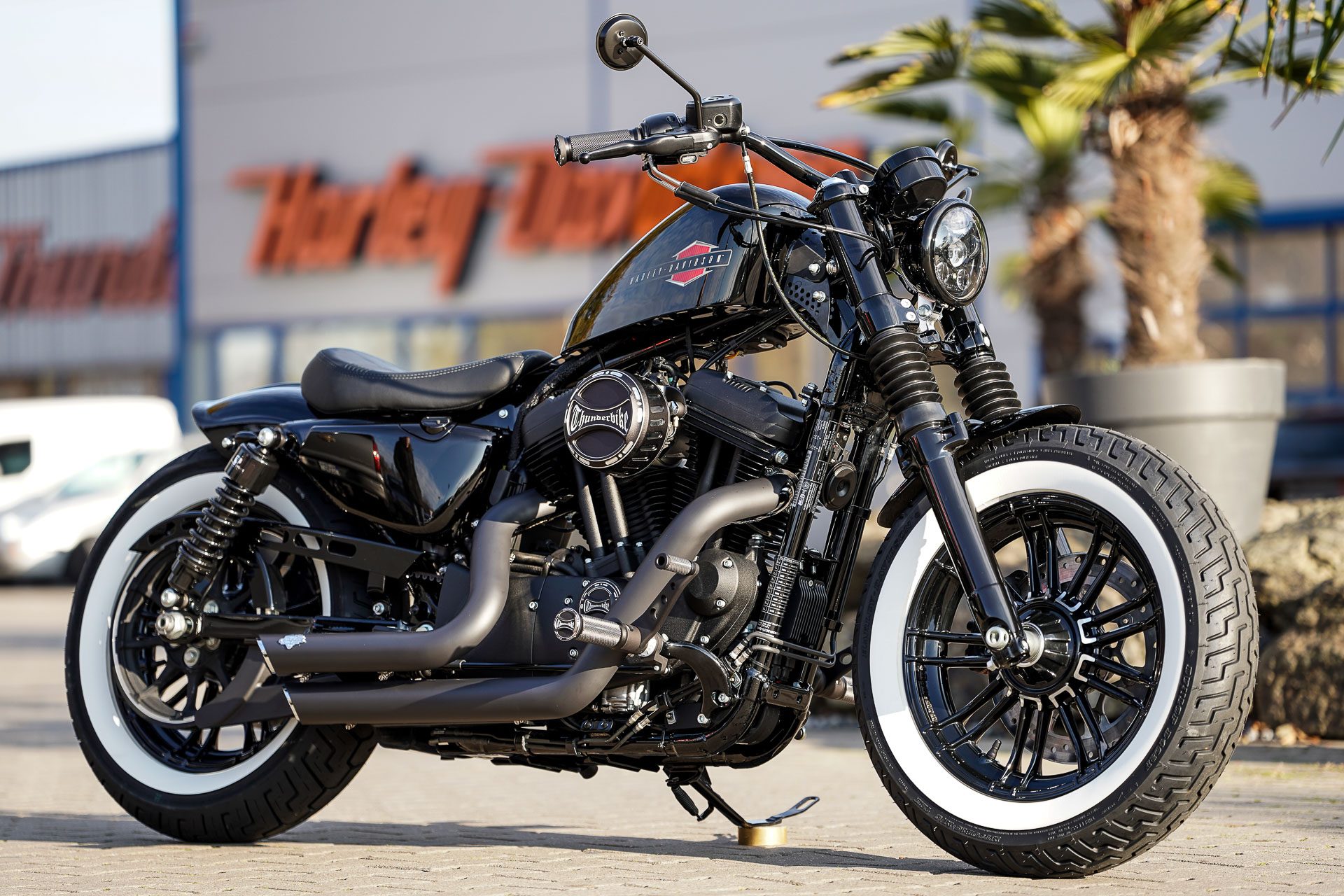 Harmony customized Thunderbike Harley-Davidson Forty-Eight HD Wallpaper