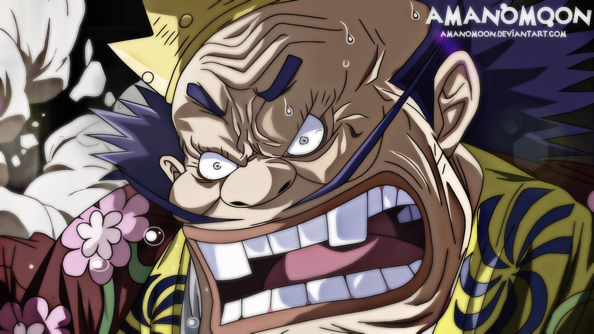 Download Kurozumi Orochi Anime One Piece HD Wallpaper by Amanomoon