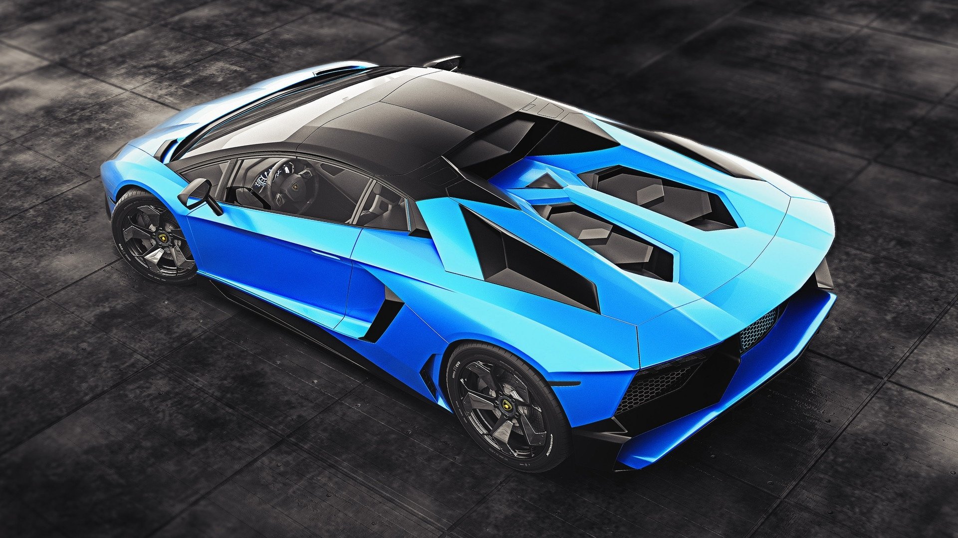 Lamborghini Aventador Blue Wallpaper Hd 1920x1080