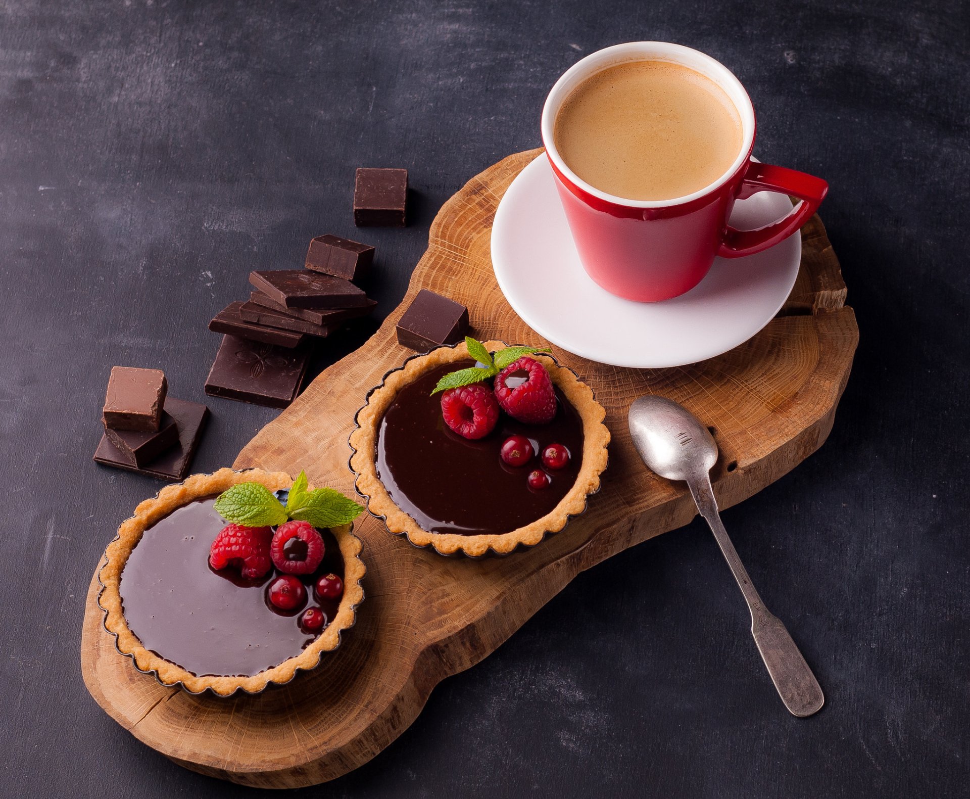 Download Pastry Still Life Cup Dessert Raspberry Chocolate Food Coffee HD Wallpaper by Dmitry Matasoff