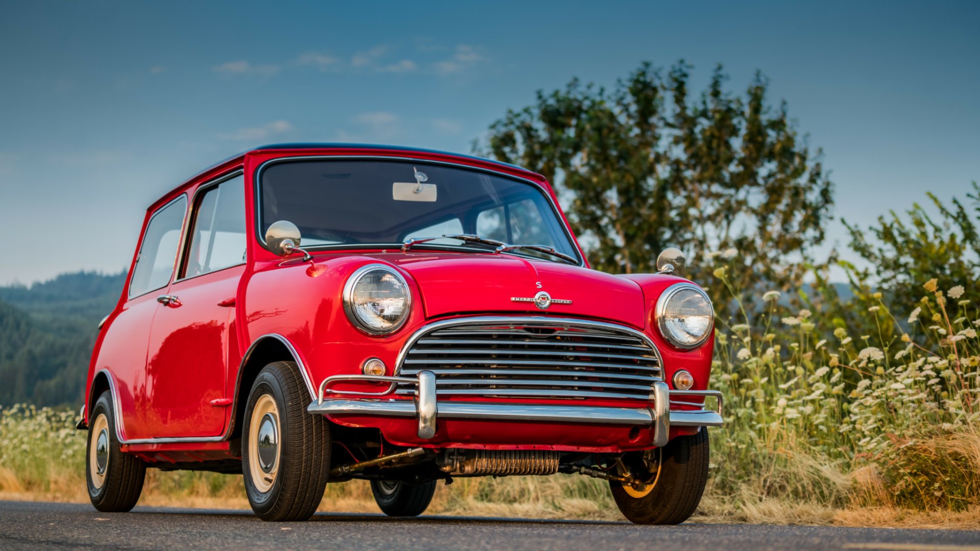 Download Car Old Car Sedan Vehicle Morris Mini Cooper S HD Wallpaper