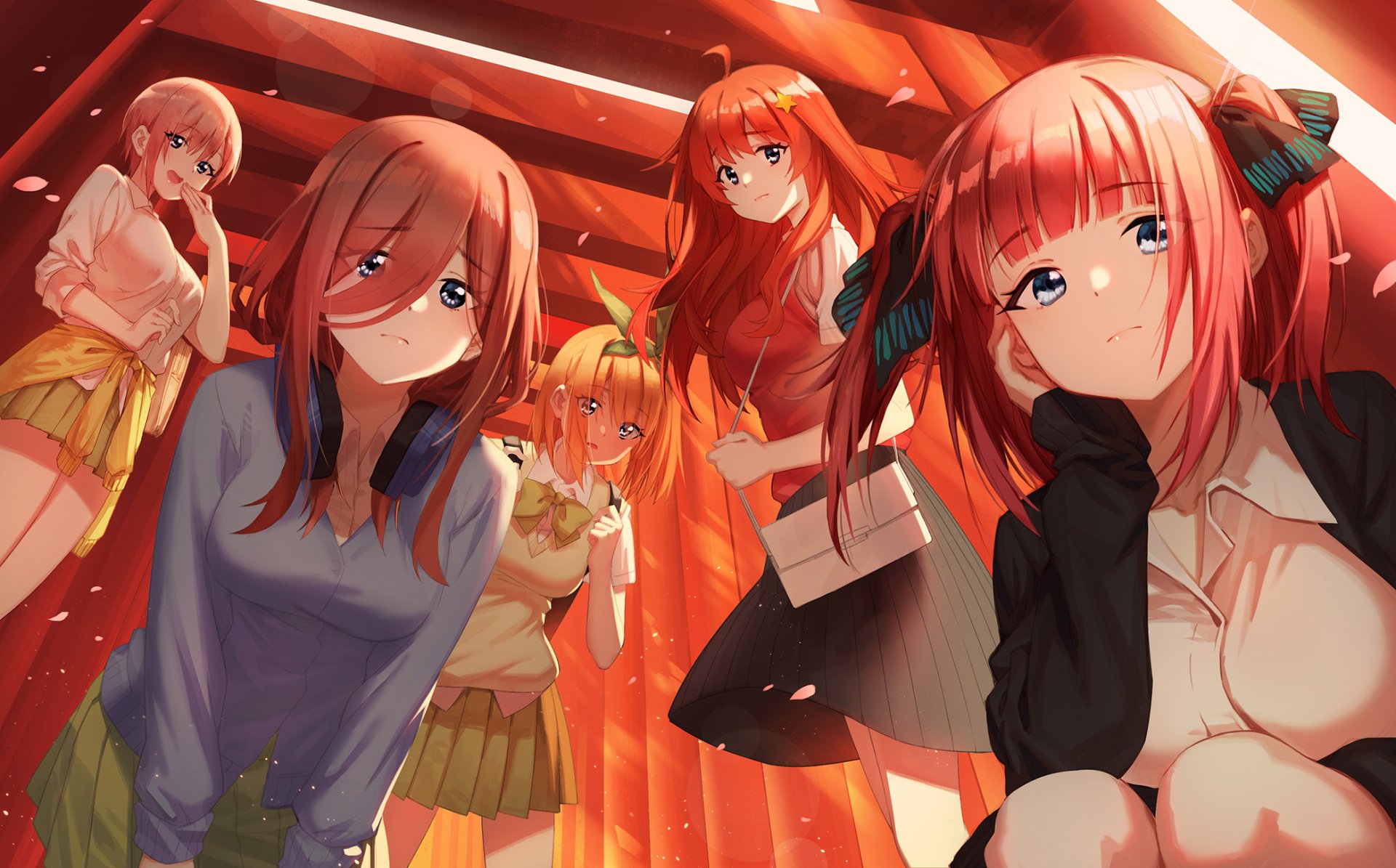 Anime The Quintessential Quintuplets Hd Wallpaper By