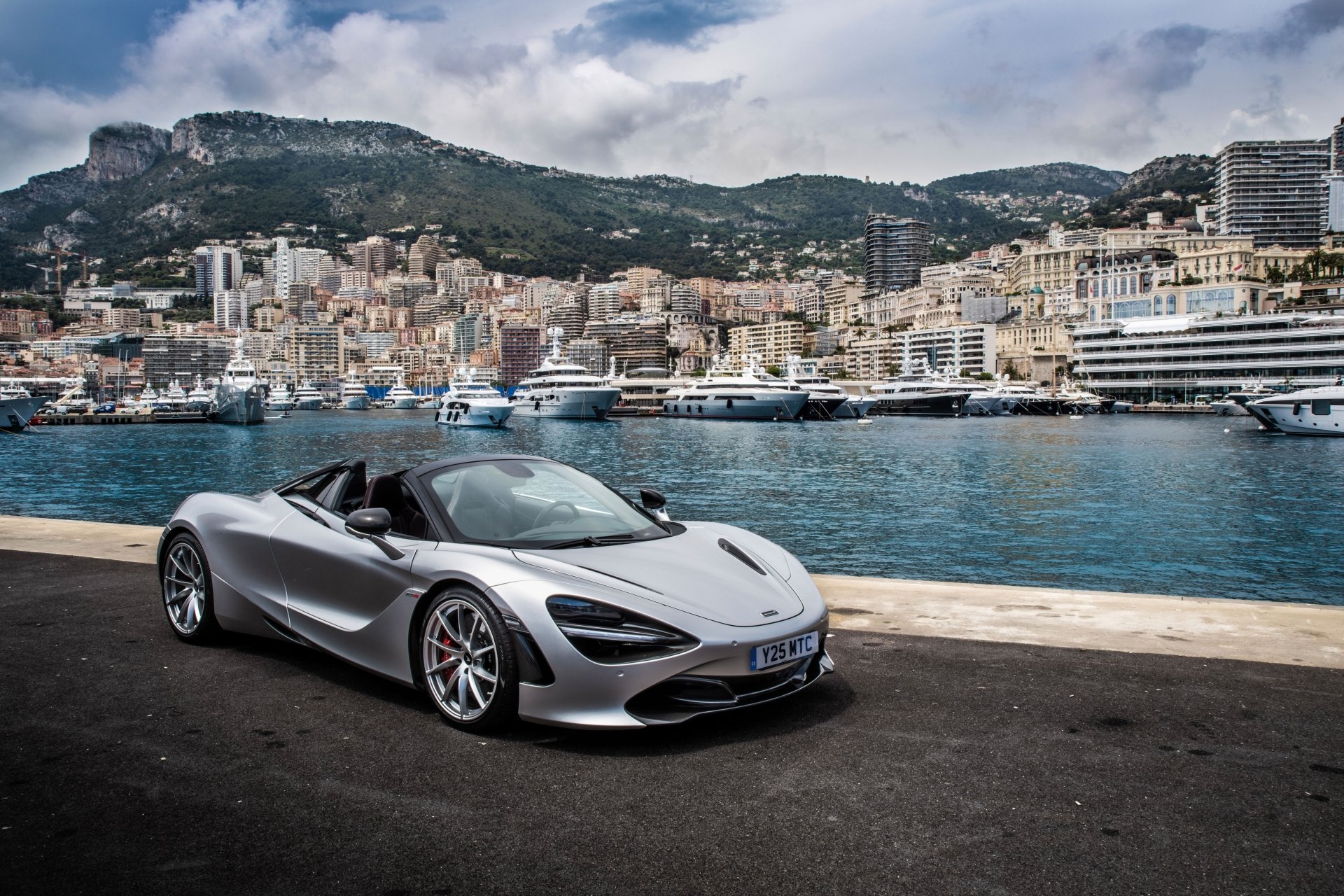 Download Silver Car Car Monaco Supercar McLaren Vehicle McLaren 720S 8k ...