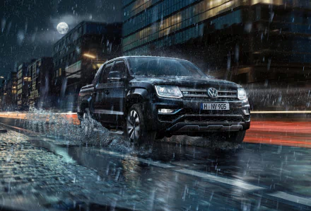rain car Volkswagen vehicle Volkswagen Amarok HD Desktop Wallpaper | Background Image