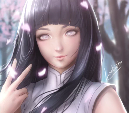 Byakugan (Naruto) Hinata Hyuga Anime Naruto HD Desktop Wallpaper | Background Image