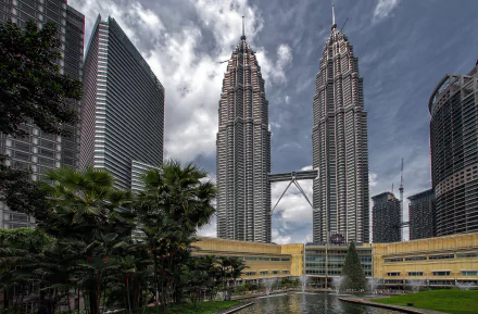 city man made Petronas Towers HD Desktop Wallpaper | Background Image