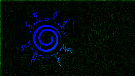 blue Eight Trigrams Sealing Style Anime Naruto blue anime HD Desktop Wallpaper | Background Image