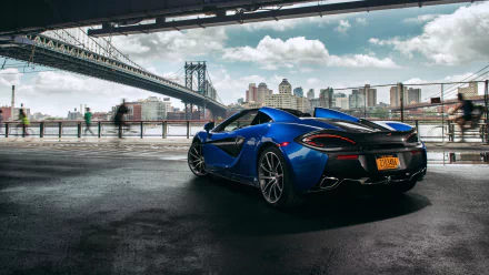 supercar car McLaren McLaren 570S vehicle McLaren 570S Spider HD Desktop Wallpaper | Background Image