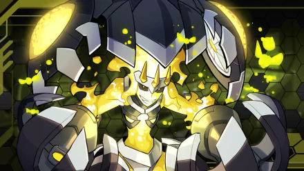 Stratos (Azure Striker Gunvolt) video game Azure Striker Gunvolt HD Desktop Wallpaper | Background Image