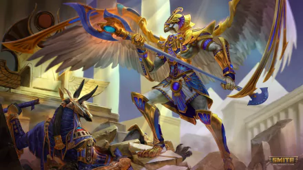 Set (Smite) Horus (Smite) video game Smite HD Desktop Wallpaper | Background Image