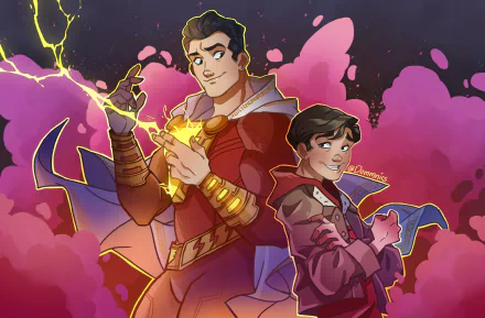 Shazam (Movie) Billy Batson DC Comics Shazam (DC Comics) movie HD Desktop Wallpaper | Background Image