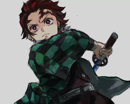 Tanjiro Kamado Anime Demon Slayer: Kimetsu no Yaiba HD Desktop Wallpaper | Background Image