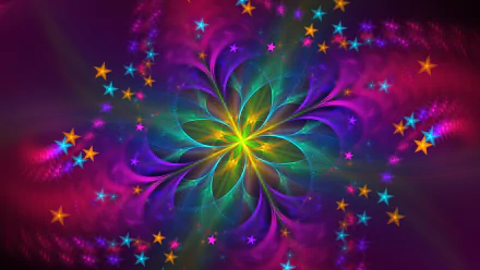 star colorful Abstract colors HD Desktop Wallpaper | Background Image